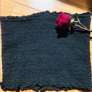 Ultra-Cropped Scrunch Tube Top from Garage!